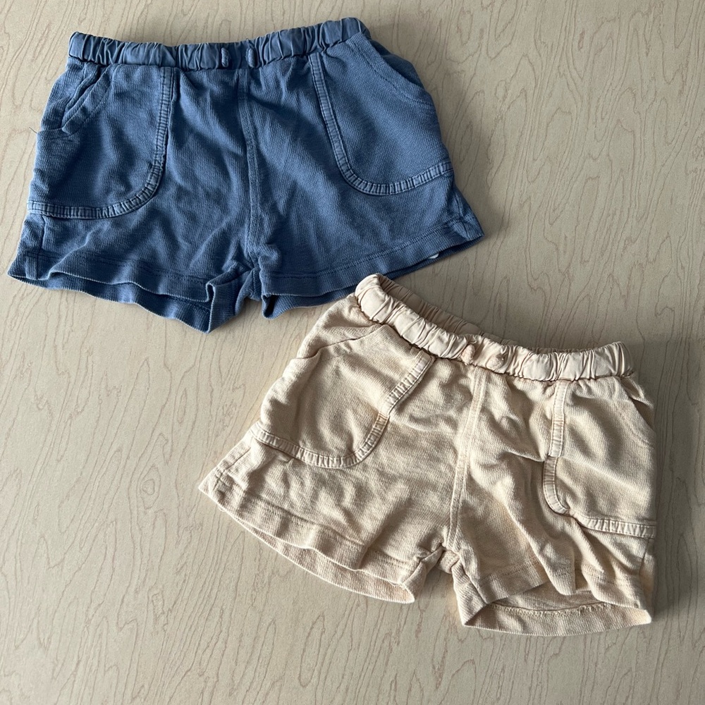 Blue & Yellow Zara Shorts 18-24 Months